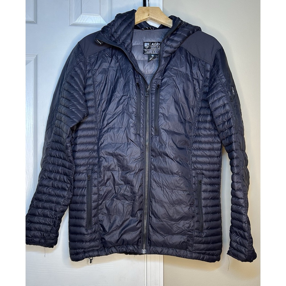 kuhl projekt jacket puffer womens large (hole)
